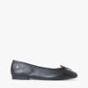 Ballet-Ballerinas aus glattem Leder Ballet-Ballerinas aus glattem Leder