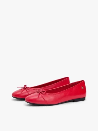 Ballet-Ballerinas aus glattem Leder