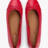 Ballet-Ballerinas aus glattem Leder Ballet-Ballerinas aus glattem Leder