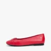 Ballet-Ballerinas aus glattem Leder Ballet-Ballerinas aus glattem Leder
