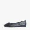 Ballet-Ballerinas aus glattem Leder Ballet-Ballerinas aus glattem Leder