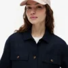 Baseballcap aus Leinenmischung mit Monogramm-Logo