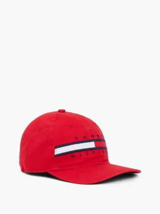 Baseballcap für Kinder mit Flaggenstreifen-Logo