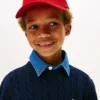 Baseballcap für Kinder mit gesticktem Flaggenlogo