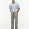 Baumwoll-Leinen-Mischung Relaxed-Hose Baumwoll-Leinen-Mischung Relaxed-Hose