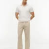 Baumwoll-Leinen-Mischung Relaxed-Hose Baumwoll-Leinen-Mischung Relaxed-Hose