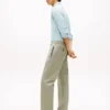 Baumwoll-Leinen-Mischung Relaxed-Hose Baumwoll-Leinen-Mischung Relaxed-Hose