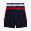 Bedruckte gewebte Boxershorts, 3er-Pack
