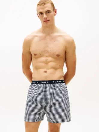Bedruckte gewebte Boxershorts, 3er-Pack