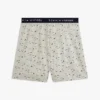 Bedruckte Strick-Boxershorts