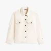 Übergroße Utility-Hemdjacke aus Twill Übergroße Utility-Hemdjacke aus Twill