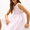 Besticktes Kombikleid mit Lochstickerei für Kinder