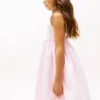 Besticktes Kombikleid mit Lochstickerei für Kinder