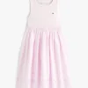 Besticktes Kombikleid mit Lochstickerei für Kinder