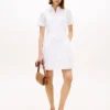 Besticktes Popeline-Shirtkleid mit Lochstickerei Besticktes Popeline-Shirtkleid mit Lochstickerei