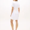 Besticktes Popeline-Shirtkleid mit Lochstickerei Besticktes Popeline-Shirtkleid mit Lochstickerei
