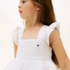 Besticktes Rüschenkleid für Kinder