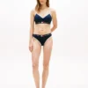 Bikini-Slip aus gerippter Stretch-Baumwolle Bikini-Slip aus gerippter Stretch-Baumwolle