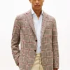 Blazer aus Wollmischung mit Glencheck-Muster Blazer aus Wollmischung mit Glencheck-Muster