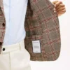 Blazer aus Wollmischung mit Glencheck-Muster Blazer aus Wollmischung mit Glencheck-Muster