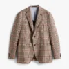 Blazer aus Wollmischung mit Glencheck-Muster Blazer aus Wollmischung mit Glencheck-Muster