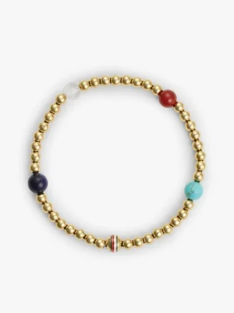 Boho-Armband mit bunten Perlen Boho-Armband mit bunten Perlen