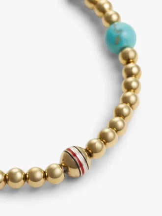 Boho-Armband mit bunten Perlen Boho-Armband mit bunten Perlen