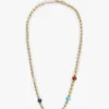 Boho-Halskette mit bunten Perlen Boho-Halskette mit bunten Perlen