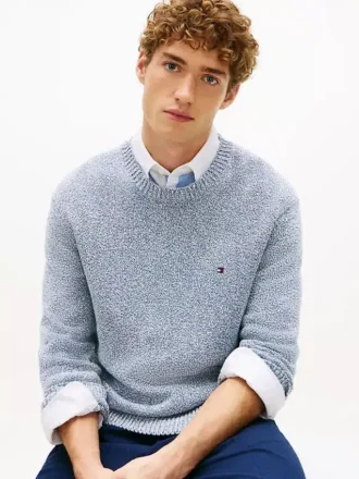 Bouclé-Pullover in Relaxed Fit