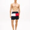 Boxershorts mit Flaggenlogo und Farbblock-Design Boxershorts mit Flaggenlogo und Farbblock-Design