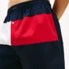 Boxershorts mit Flaggenlogo und Farbblock-Design Boxershorts mit Flaggenlogo und Farbblock-Design