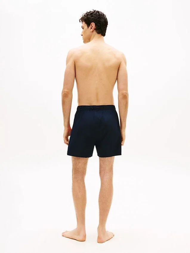 Boxershorts mit Flaggenlogo und Farbblock-Design Boxershorts mit Flaggenlogo und Farbblock-Design