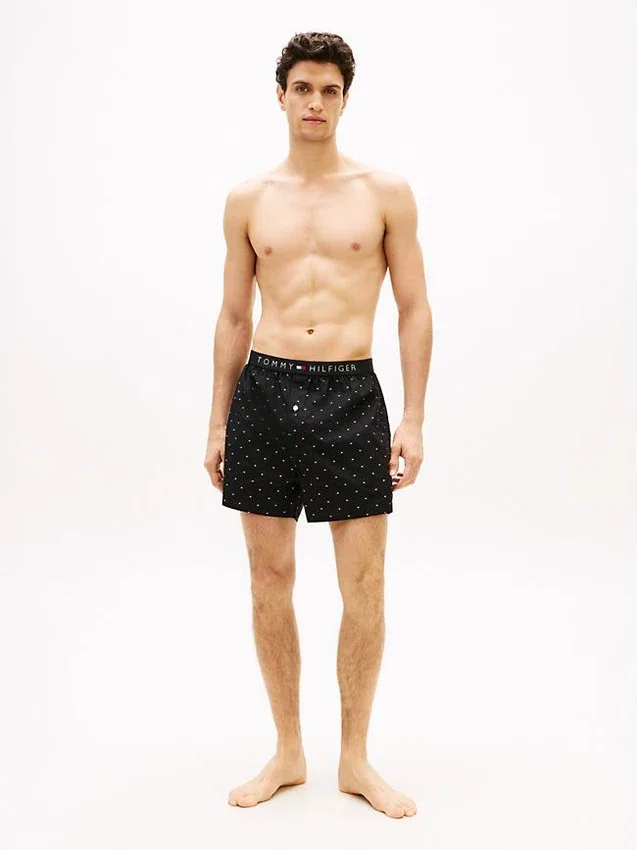 Boxershorts mit gewebtem Logo Boxershorts mit gewebtem Logo