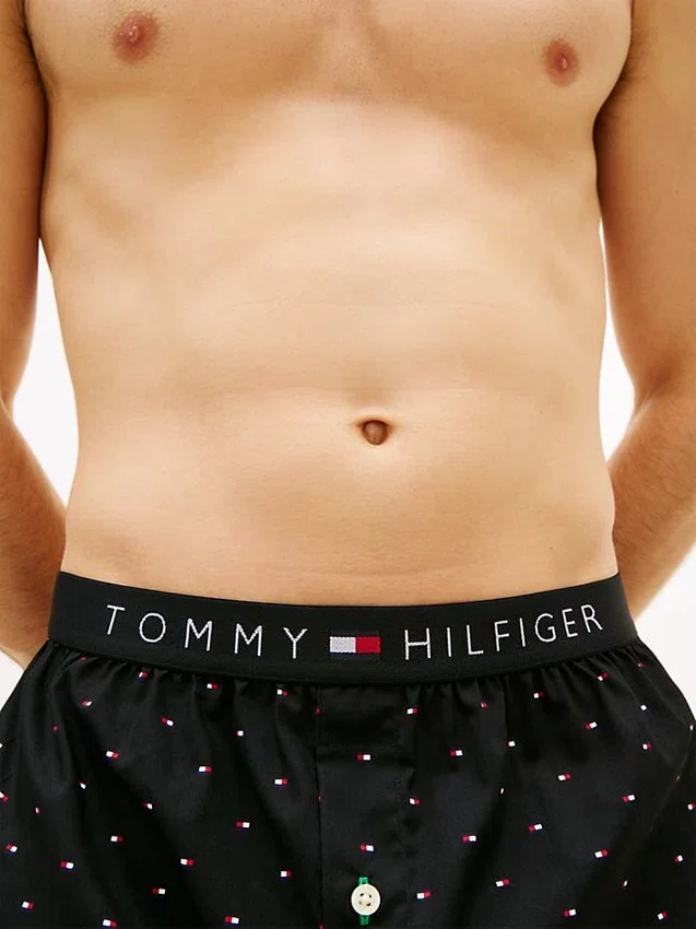 Boxershorts mit gewebtem Logo Boxershorts mit gewebtem Logo