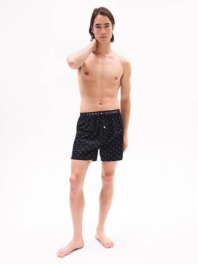 Boxershorts mit gewebtem Logo Boxershorts mit gewebtem Logo