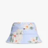 Bucket-Hut für Kinder mit Blumenmuster
