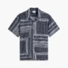Camp-Hemd mit klassischer Passform und Bandana-Patchwork