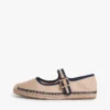 Canvas-Espadrilles im Mary-Jane-Stil
