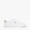 Canvas-Sneaker mit Metallic-Ferse Canvas-Sneaker mit Metallic-Ferse