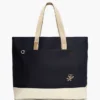 Canvas-Tragetasche mit Farbblock-Design Canvas-Tragetasche mit Farbblock-Design