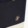 Canvas-Tragetasche mit Farbblock-Design Canvas-Tragetasche mit Farbblock-Design