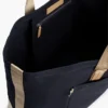 Canvas-Tragetasche mit Farbblock-Design Canvas-Tragetasche mit Farbblock-Design