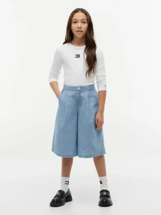 Chambray-Bermudashorts für Kinder Chambray-Bermudashorts für Kinder