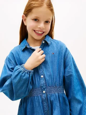 Chambray-Hemdkleid für Kinder Chambray-Hemdkleid für Kinder