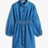 Chambray-Hemdkleid für Kinder