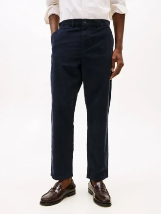 Chino aus Cord mit geradem Schnitt