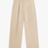 Chino mit Plissee aus Twill
