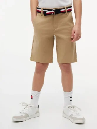 Chino-Shorts mit Gürtel für Kinder Chino-Shorts mit Gürtel für Kinder