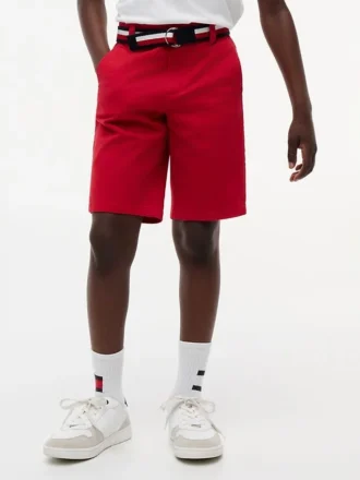 Chino-Shorts mit Gürtel für Kinder