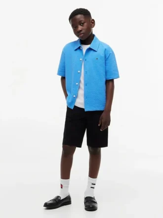 Chino-Shorts mit Gürtel für Kinder Chino-Shorts mit Gürtel für Kinder